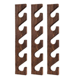 Baseball Hats Rack 5 Hooks Wood Hat Holder for Laundry Living Room Storeroom 3 PC