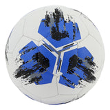 Maxbell Soccer Ball Size 4 Children Toys Gifts Stitched Training Ball Official Match Black and Blue