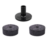 Maxbell Hi Hat Cymbal Clutch+3pcs Long Cymbal Sleeves+6pcs Drum Set Felt Washers