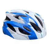 Maxbell Kids Bike Helmet Adjustable Fashion Cycling Helmet for Outdoor Biking Riding white and blue