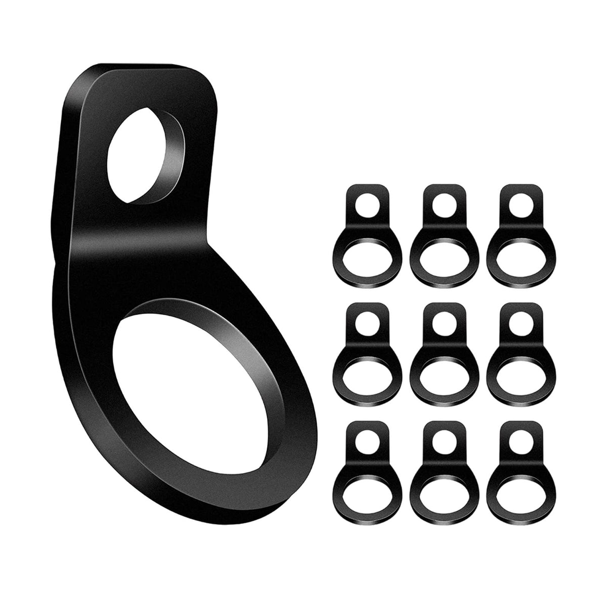 Maxbell 10Pcs Generic O Ring Car Tie Down Anchor Hooks Lashing Rings for RV ATV