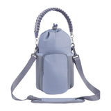 Maxbell Water Bottle Holder Pouch Insulated Water Bottle Carrier for Running Walking Gray Blue