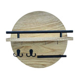 Maxbell Wall Storage Rack Round Key Holder Wall Mounted for Bedroom Dorm Living Room Style D