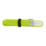 Maxbell Maxbell Silicone Band For Garmin Forerunner 220/230/235/620/630 Green+White