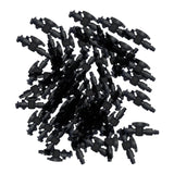 Maxbell 100Pcs Drip Irrigation Tubing Coupling Fittings Practical Drip Nut Lock