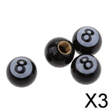 Maxbell 3xNumber 8 Universal Car Truck Tire/Wheel Bike Stem Air Valve Caps Covers