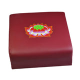 Maxbell Meditation Bench Gift Meditation Cushion for Living Room Tea Ceremony Indoor Printed Lotus
