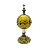 Maxbell Incense Burner Electric Zen Decor Censer Burner for Gift Office Antique Brass