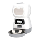 Maxbell Automatic Cat Feeder 3.5L Dry Food Timed Automatic Pet Feeder for Kitty Cats