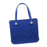 Maxbell Maxbell Beach Tote Bag Lightweight Waterproof Beach Handbag for Outdoor Holiday Shopping 48cmx24cmx36cm Royal Blue