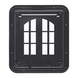 Maxbell Cat Screen Door Pet Supplies Utility Flap Opening Dog Doors for Kitten Puppy Black