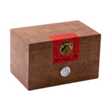 Maxbell Wooden Tea Storage Box Unique Ornament Tea Packaging Box for Candy Desk Nuts 27.7cmx17.6cmx17.6cm