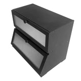 Bread Box Bread Bin Bread Keeper Extra Large Bread Holder for Homemade Bread Black