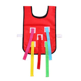 Maxbell Children Catch Tail Kindergarten Sports Game Vest Training Equipment Red