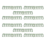 10Pcs Artificial Flower Wall Plastic Panels For D.I.Y Wedding Background