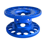 Maxbell 2pcs  Aluminum Empty Scuba Diving Finger Reel Guide Line Spool Blue Red