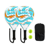 Maxbell 2 Pieces Outdoor Paddle Tennis Racquets for Children Adults Beginners Sports