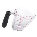 Maxbell Angled Measuring Cup Food Grade Material Portable Clear Measurement Markings