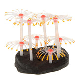 Maxbell Maxbell Artificial Coral Plant Fish Tank Aquarium Ornament Water Garden Decor Orange