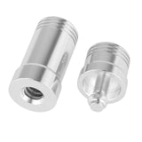 Maxbell Maxbell Joint Protector for Pool Cue 3/8 x10 1 Set Cues Care Joint Pin Protector Cap Argent