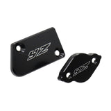 Maxbell Front Rear Brake Fluid Reservoir Cover Sturdy for Yamaha Yzf250/426/450 Black