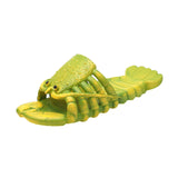 Maxbell Lobster Slippers for Men Women Kids Funny Animal Shoes for Beach Indoor Pool Green 44 45