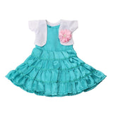 Maxbell Handmade Gorgeous Doll Princess Dress Party Dress and Short Coat Green - Aladdin Shoppers