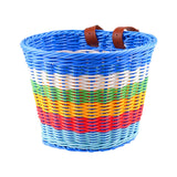 Maxbell Kids Bike Basket Handwoven Basket Detachable Bicycle Front Basket for Riding Big