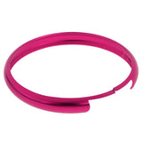 Maxbell 3x45cm Aluminum Smart Key Fob Protective Ring Cover For BMW  Pink