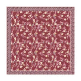 Maxbell Women Head Scarf Floral for Ladies Large Fashion 43 inch Hair Scarf Headband Red