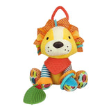 Baby Pram Toy Detachable Squeaky Hanging Soft Sensory for Girls Seat Nursery lion