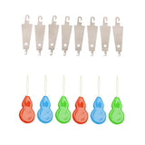 Maxbell 100Pcs Mixed Cross Stitch Needle threading Device Sewing Supplies Accessory