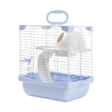 Maxbell 2 Layers Hamster Habitats Cage High Chassis Design Multipurpose 7.4x9x11inch Blue