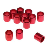 Maxbell 12 Pieces Metal Explosion-proof Ring for OD 7.6mm Arrow Shaft Archery Red - Aladdin Shoppers