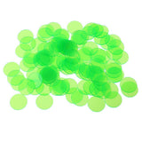 Maxbell 200 Pieces Translucent Bingo Chip 3/4 Inch for Bingo Game Cards