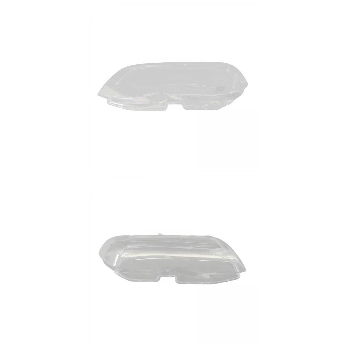 1 Pair Car Headlight Headlamp Lens Cover Replacements for  X5 E53 3.0 4.6