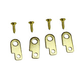 Maxbell Guitar Effects Pedal Mounting Kit Luthier Making Easy to Install Replacement Gold