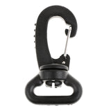 Maxbell Nylon Swivel Snap Hook Clip Backpack Webbing Buckle Black 20MM - Aladdin Shoppers