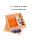 Maxbell Maxbell Montessori Maths Material Bead Bars Kids Count Learning Toy Type 1