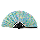 Maxbell Foldable Hand Fan Novelty Kung Fu Fan for Wedding Stage Performance Birthday Sun