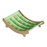 Maxbell Cat Cooling Sleeping Bed Hammock Elevated Couch for Puppy 59x31.5x15cm Green