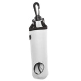 Maxbell Maxbell Small Golf Ball Bag Golf Tees Holder Pouch with Swivel Belt Clip White