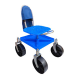 Maxbell Garden Rolling Work Seat Sturdy for Gardener Planting Outdoor House Cleaning blue with bag