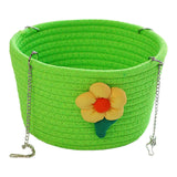 Maxbell Small Pet Hammock Comfortable Pet House Hanging Bed for Home Use Yard Garden Green