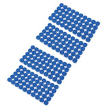 Maxbell 200 Pieces Furniture Pads Self-Adhesive Non-slip Floor Wall Protectors Blue
