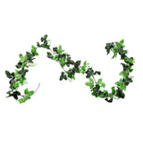 Maxbell Simulation Flower Vine Silk Flower Garland Wedding Decoration White