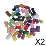 Maxbell 2x50 Pieces Fishing Nuggets Water Soluble PVA Foam Carp Rig Tackle Accessories