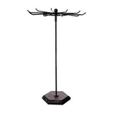 Maxbell Necklaces Holder Metal Jewelry Organizer for Necklaces Pendant Rings Black