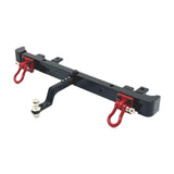 Maxbell 1/12 RC Car Rear Bumper Accessory for MN82 LC79 RC RC Crawler Car Trucks DIY black