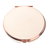 2pcs Dual Side Makeup Mirror Dormitory Bathroom Round Folding Mirrors Golden